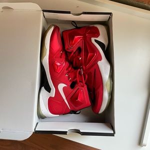 Nike Lebron 13. Size 11.5. Red